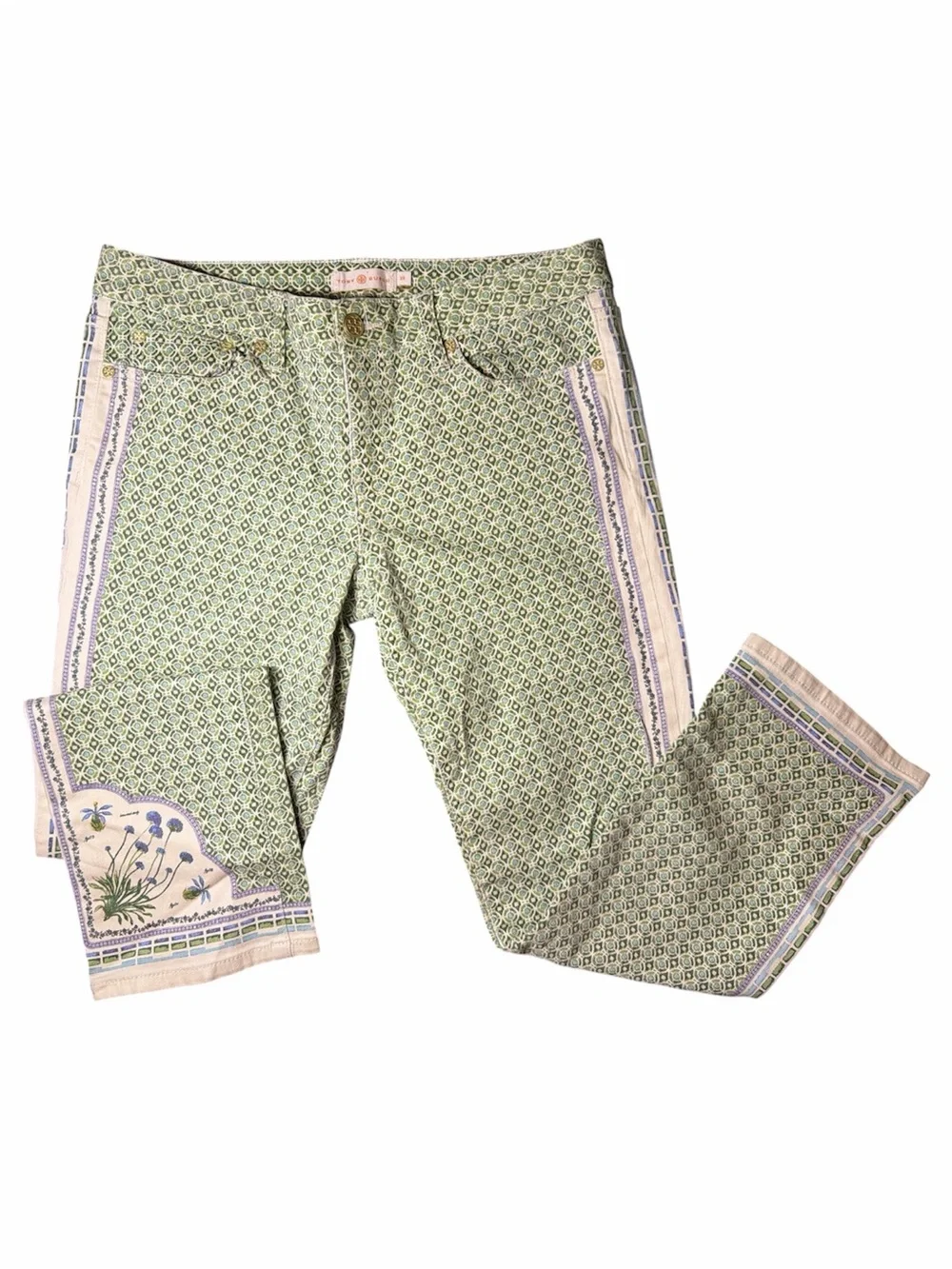 Tory Burch printed green